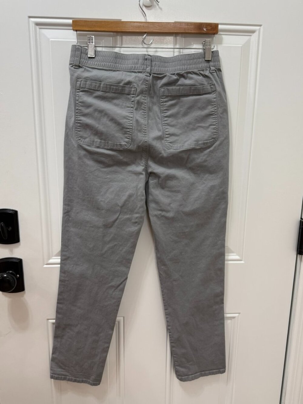 Kensie The Girlfriend Gray Drawstring Pants Size 8 - Picture 3 of 6